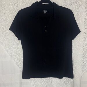 Kim Rogers Women’s Perfectly Soft Black Polo Shirt